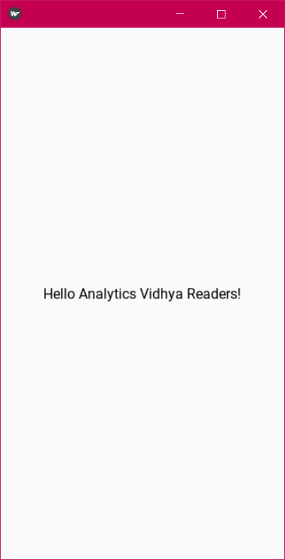 a simple app